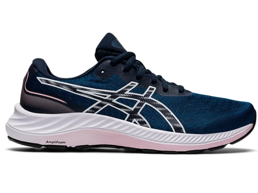 ASICS Women's GEL-EXCITE 9 Running Shoes in Mako Blue/White - Lightweight & Supportive