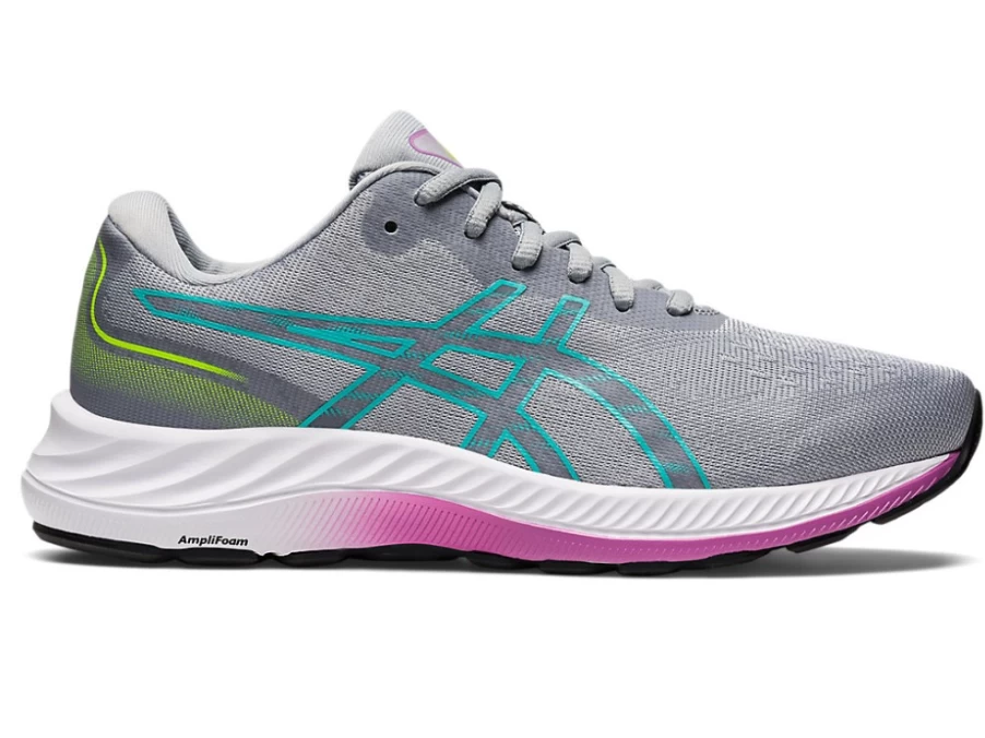 ASICS Women's GEL-EXCITE 9 WIDE Running Shoes - Piedmont Grey/Sea Glass
