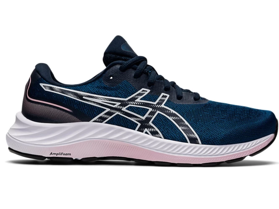 ASICS GEL-EXCITE 9 WIDE Women's Running Shoes - Mako Blue/White