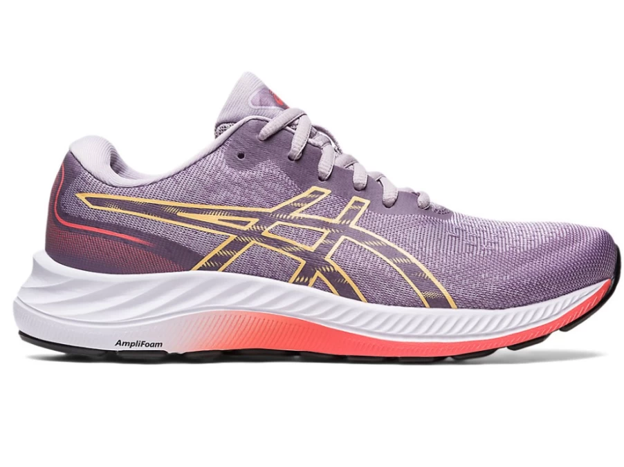 ASICS Women's GEL-EXCITE 9 WIDE Running Shoes - Violet Quartz/Light Orange