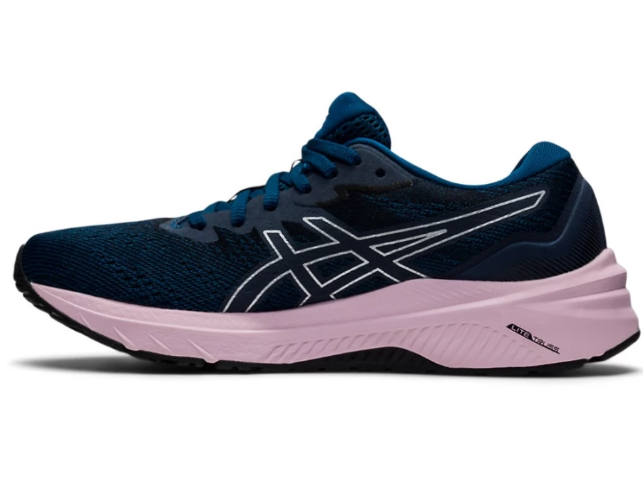 ASICS GT-1000 11 (D) Women's Running Shoes - Mako Blue/Barely Rose