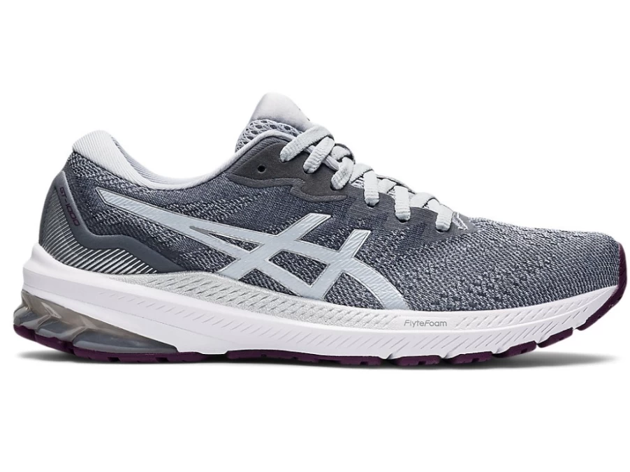 ASICS Women's GT-1000 11 Running Shoes in Piedmont Grey/White