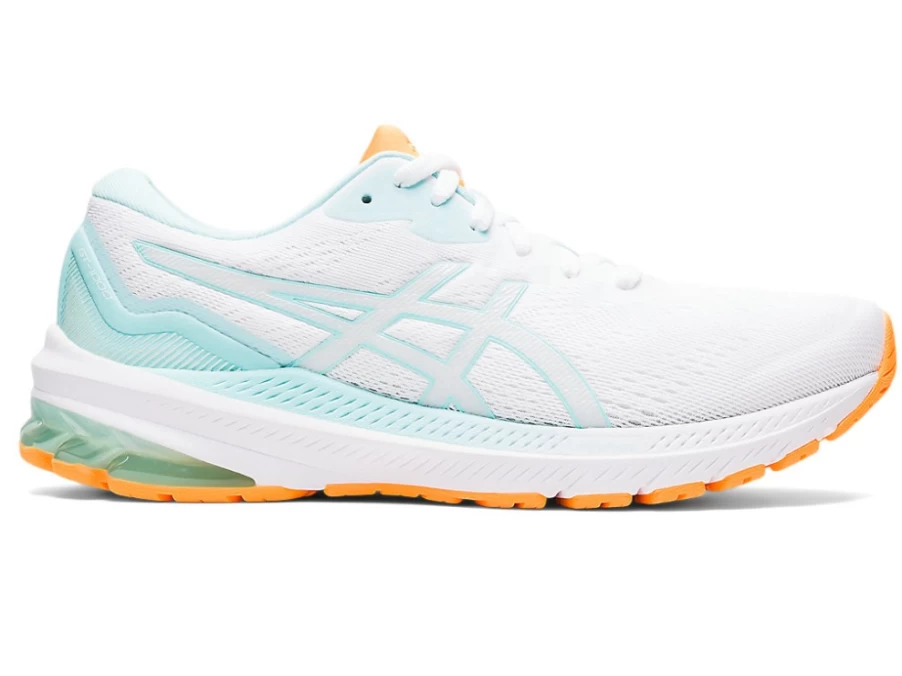 ASICS GT-1000 11 Women's Running Shoes - White/Clear Blue