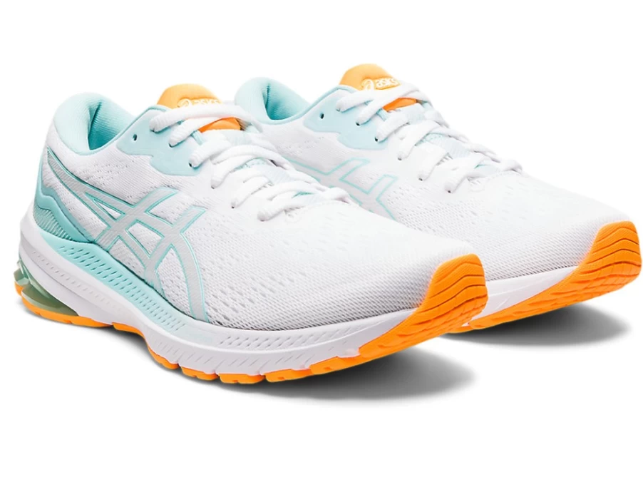ASICS GT-1000 11 Women's Running Shoes - White/Clear Blue
