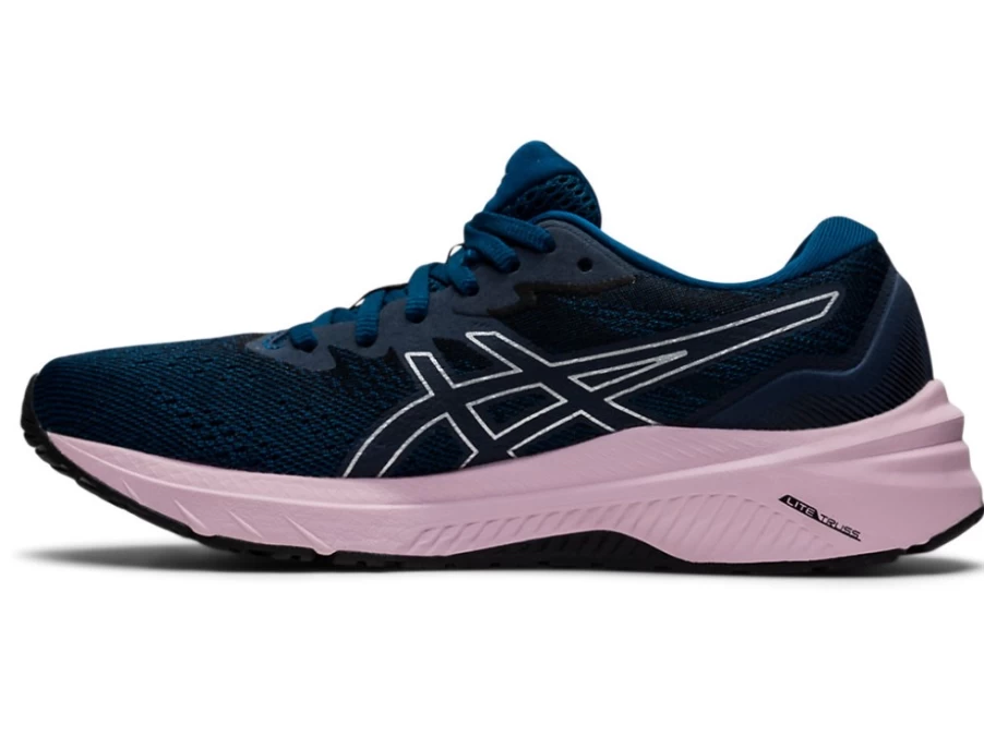 ASICS GT-1000 11 Women's Running Shoes - Mako Blue/Barely Rose