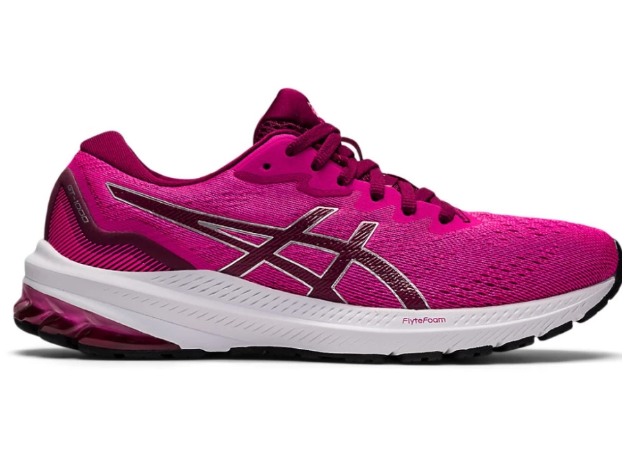 ASICS GT-1000 11 Women's Running Shoes - Dried Berry/Pink Glo