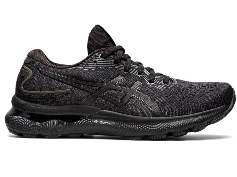 ASICS Women's GEL-NIMBUS 24 WIDE Running Shoes - Black/Black