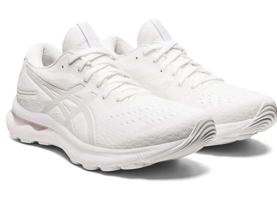 ASICS Women's GEL-NIMBUS 24 Running Shoes - White/White