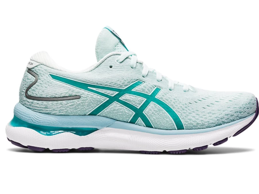 ASICS Women's GEL-NIMBUS 24 Running Shoes in Soothing Sea/Sea Glass