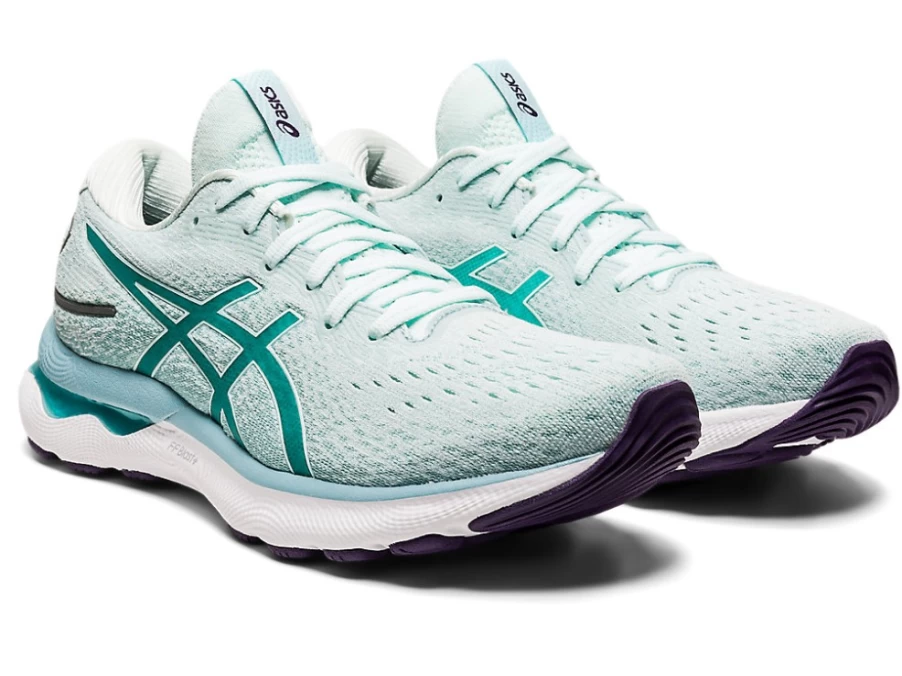 ASICS Women's GEL-NIMBUS 24 Running Shoes in Soothing Sea/Sea Glass