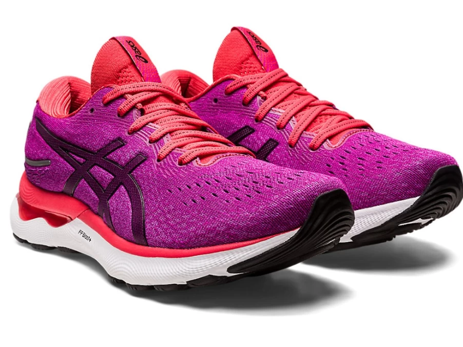 ASICS Women's GEL-NIMBUS 24 Running Shoes - Orchid/Black