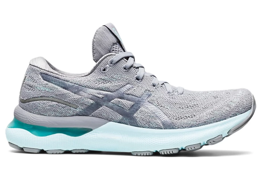 ASICS Women's GEL-NIMBUS 24 MK Running Shoes - Sheet Rock/Piedmont Grey