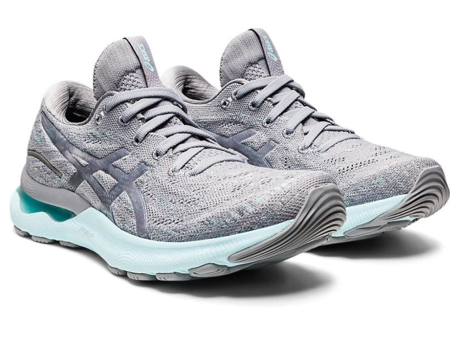 ASICS Women's GEL-NIMBUS 24 MK Running Shoes - Sheet Rock/Piedmont Grey