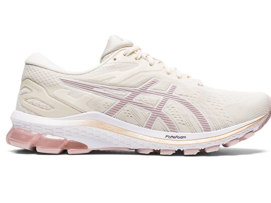 ASICS GT-1000 10 Women's Running Shoes in Cream/Watershed Rose
