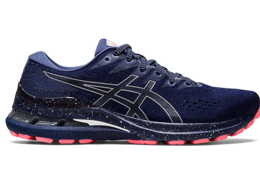ASICS Women's GEL-KAYANO 28 Running Shoes - Peacoat/Pure Silver