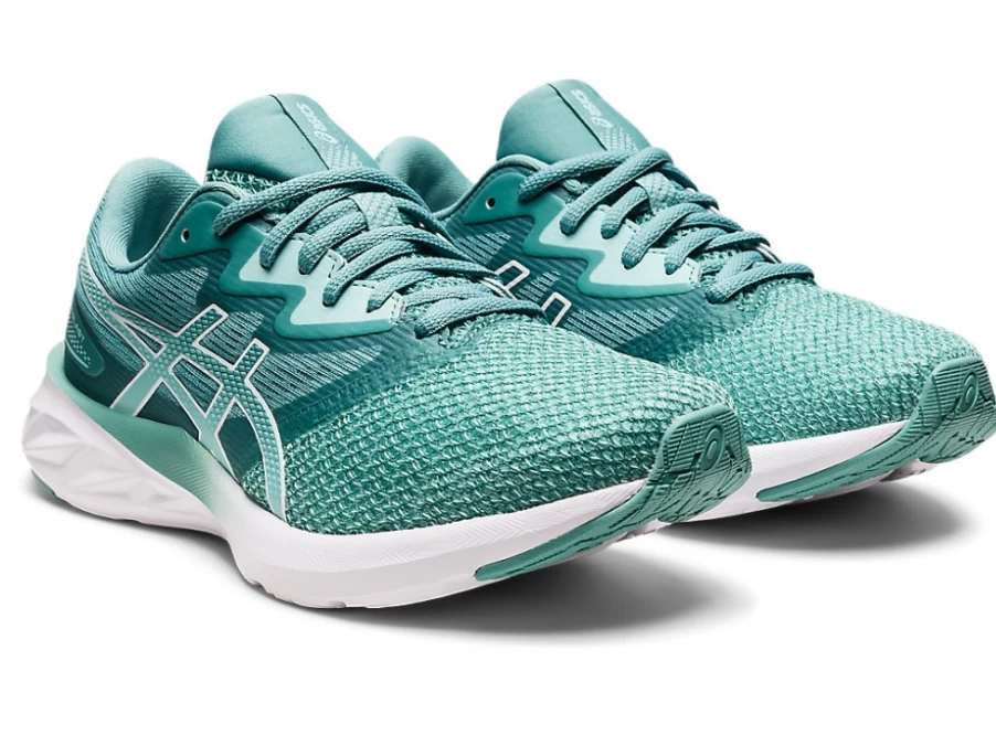 ASICS Women's FUZEBLAST Running Shoes in Oasis Green/White - Lightweight & Comfortable