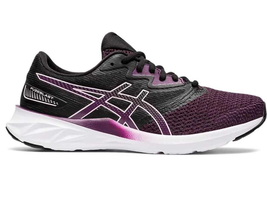 ASICS Women's FUZEBLAST Running Shoes in Deep Plum/Barely Rose