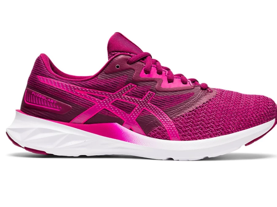 ASICS Women's FUZEBLAST Running Shoes in Fuchsia Red/Pink Glo