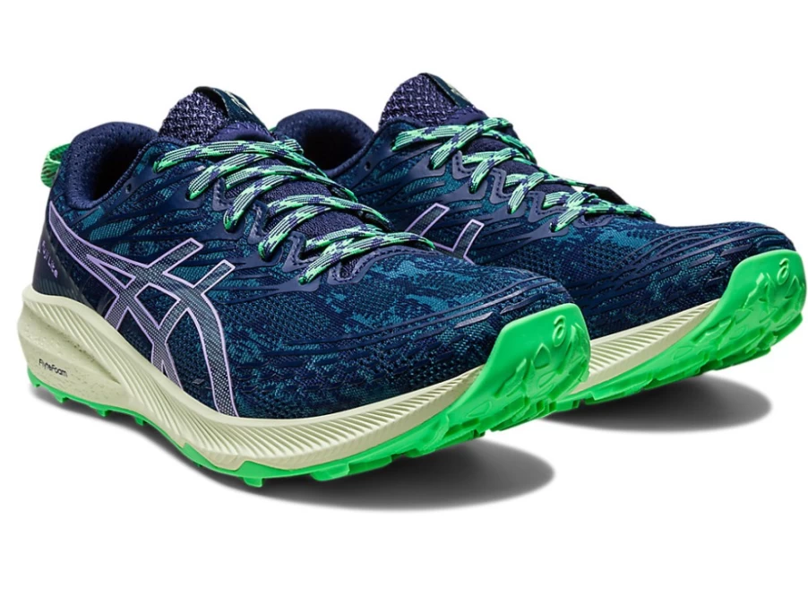 ASICS Fuji Lite 3 Women's Trail Running Shoes - Ink Teal/Digital Violet