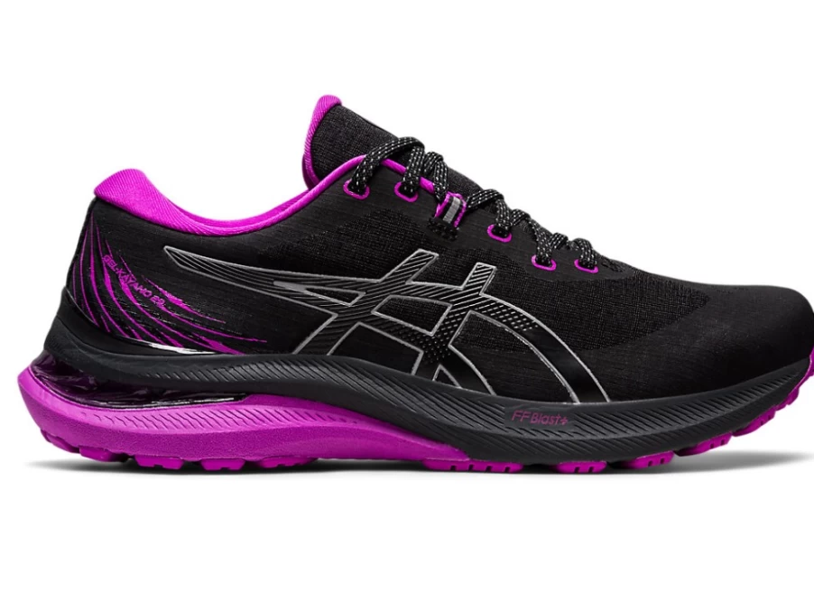 ASICS Women's GEL-KAYANO 29 LITE-SHOW Running Shoes - Black/Orchid