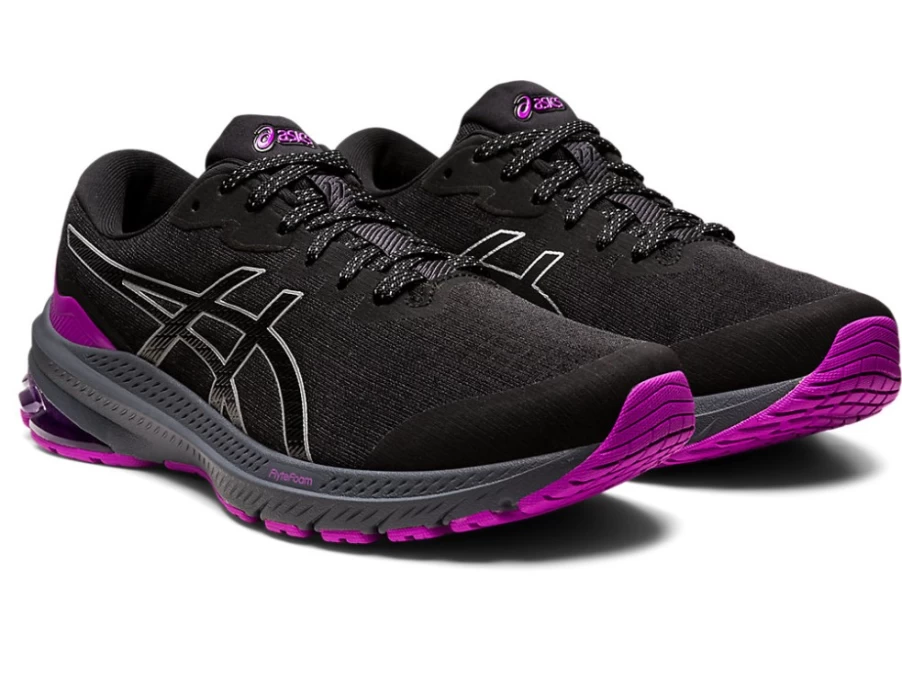 ASICS Women's GT-1000 11 Lite-Show Running Shoes - Black/Orchid