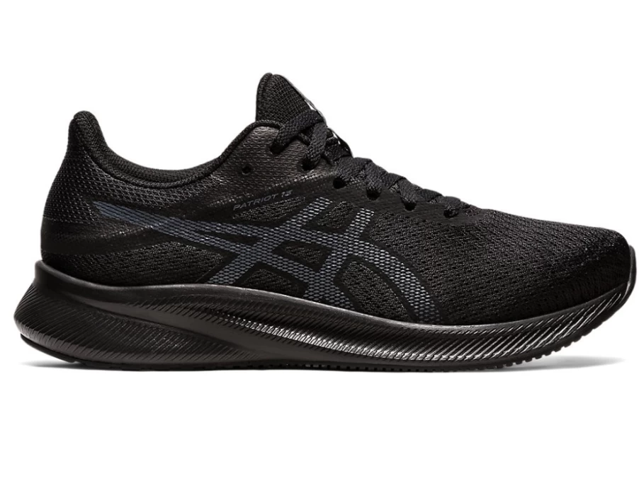 ASICS Women's PATRIOT 13 Running Shoes - Black/Carrier Grey