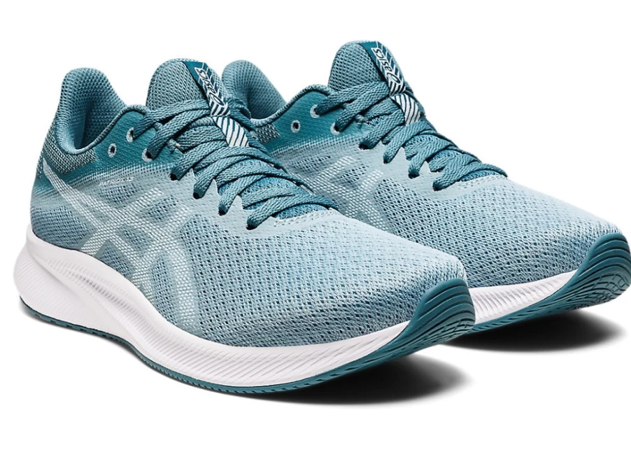 ASICS Women's PATRIOT 13 Running Shoes in Smoke Blue/Soothing Sea