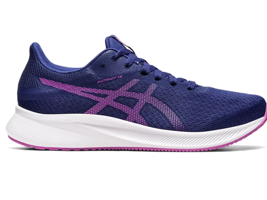 ASICS Women's PATRIOT 13 Running Shoes in Dive Blue/Orchid