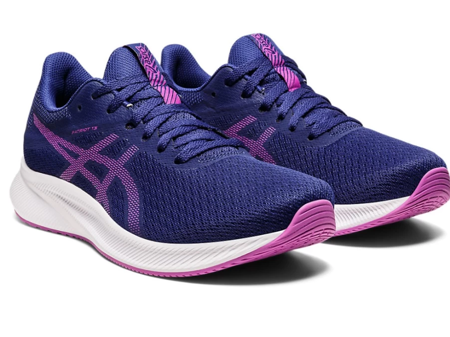 ASICS Women's PATRIOT 13 Running Shoes in Dive Blue/Orchid