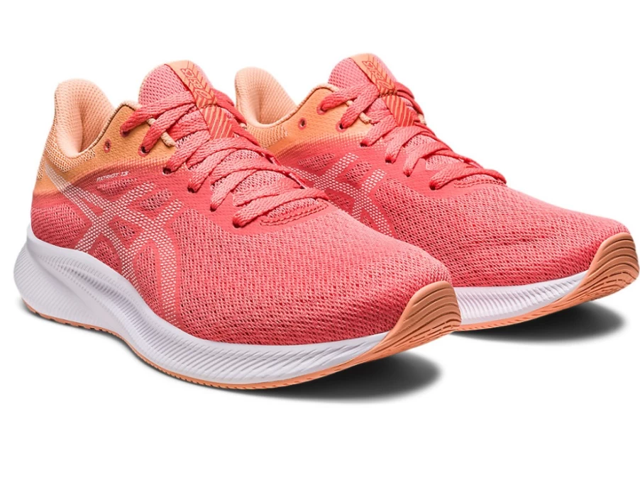 ASICS Women's PATRIOT 13 Running Shoes in Papaya/White