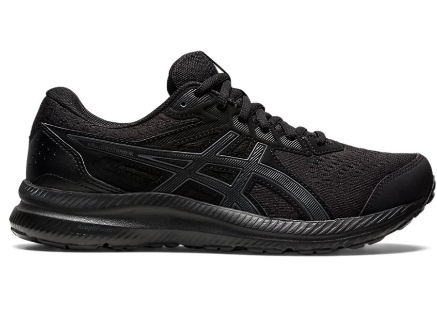 ASICS Women's GEL-CONTEND 8 Running Shoes - Black/Carrier Grey