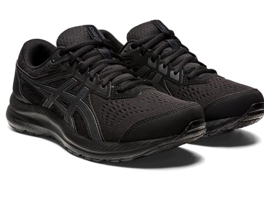 ASICS Women's GEL-CONTEND 8 Running Shoes - Black/Carrier Grey