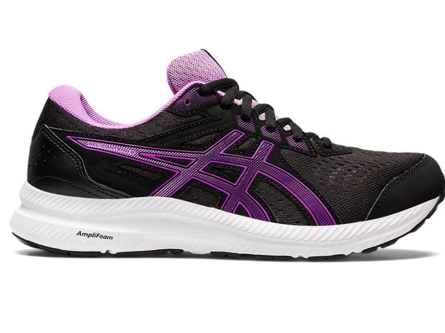 ASICS Women's GEL-CONTEND 8 Running Shoes - Black/Orchid