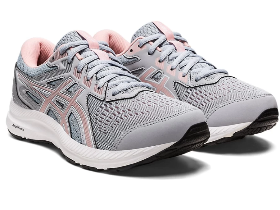 ASICS Women's GEL-CONTEND 8 Running Shoes - Piedmont Grey/Frosted Rose