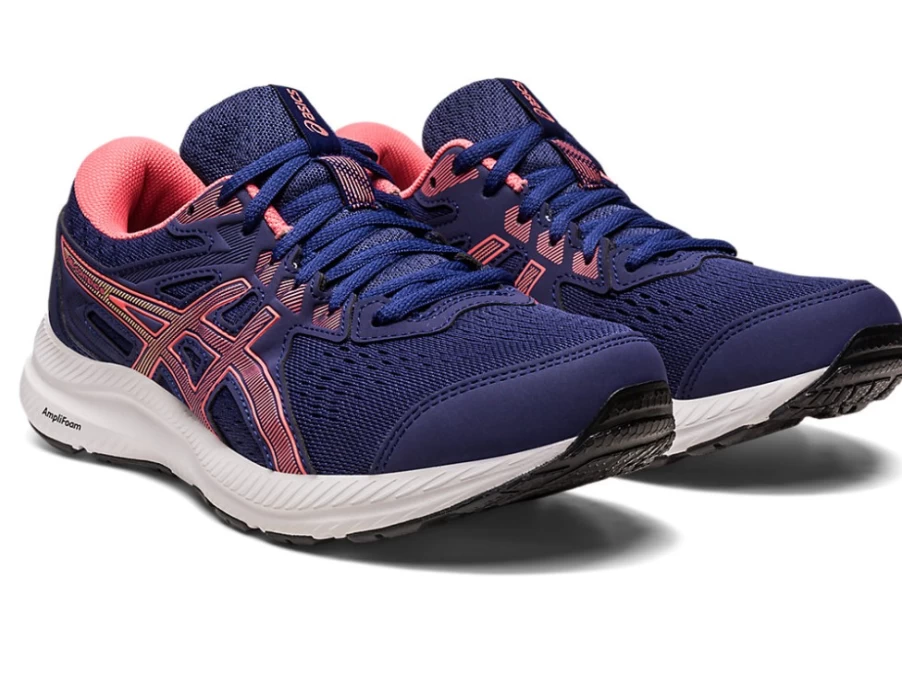 ASICS GEL-CONTEND 8 Women's Running Shoes - Indigo Blue/Papaya