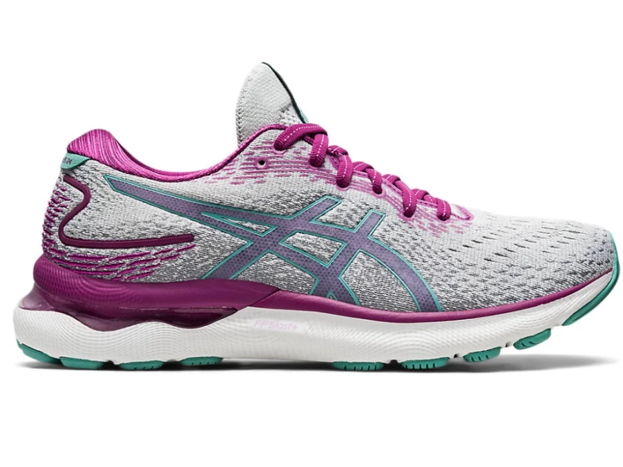 ASICS Women's GEL-NIMBUS 24 Running Shoes - Polar Shade/Sage