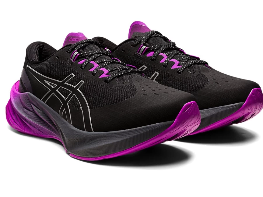 ASICS Women's NOVABLAST 3 LITE-SHOW Running Shoes - Black/Orchid