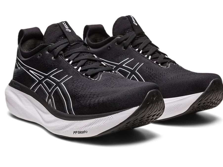 ASICS Women's GEL-NIMBUS 25 Running Shoes - Black/Pure Silver