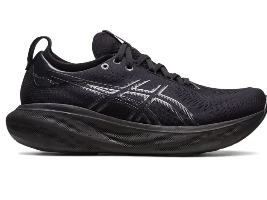 ASICS Women's GEL-NIMBUS 25 Running Shoes - Black/Graphite Grey
