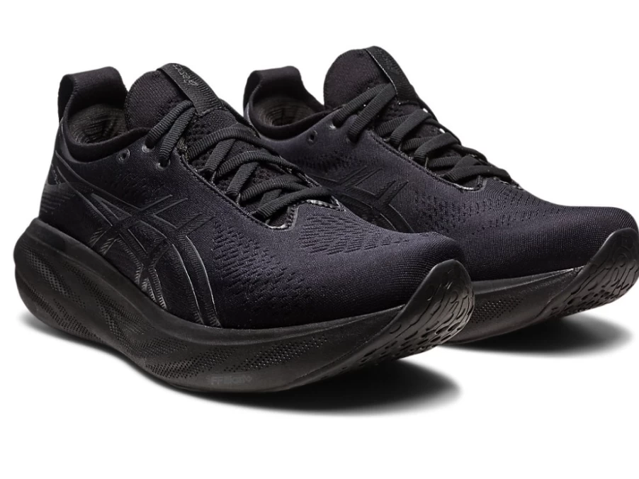 ASICS Women's GEL-NIMBUS 25 Running Shoes - Black/Graphite Grey