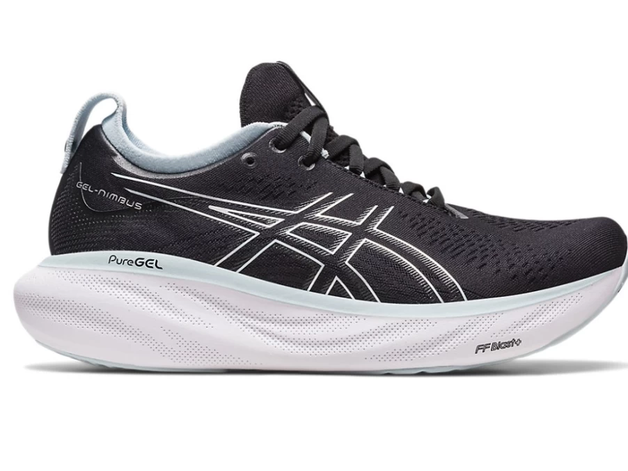 ASICS Women's GEL-NIMBUS 25 Running Shoes - Black/Reborn Blue