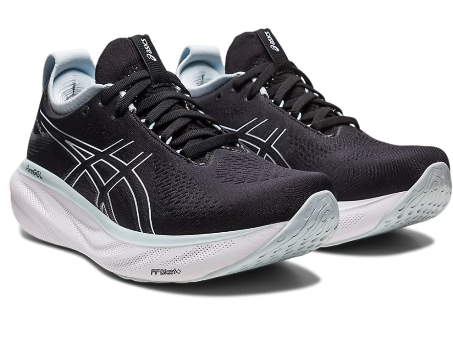 ASICS Women's GEL-NIMBUS 25 Running Shoes - Black/Reborn Blue