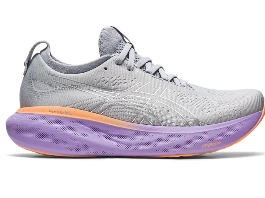 ASICS Women's GEL-NIMBUS 25 Running Shoes - Piedmont Grey/Pure Silver
