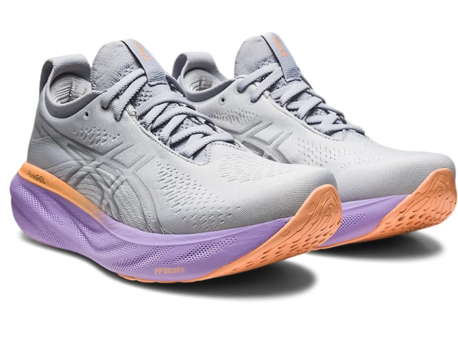 ASICS Women's GEL-NIMBUS 25 Running Shoes - Piedmont Grey/Pure Silver