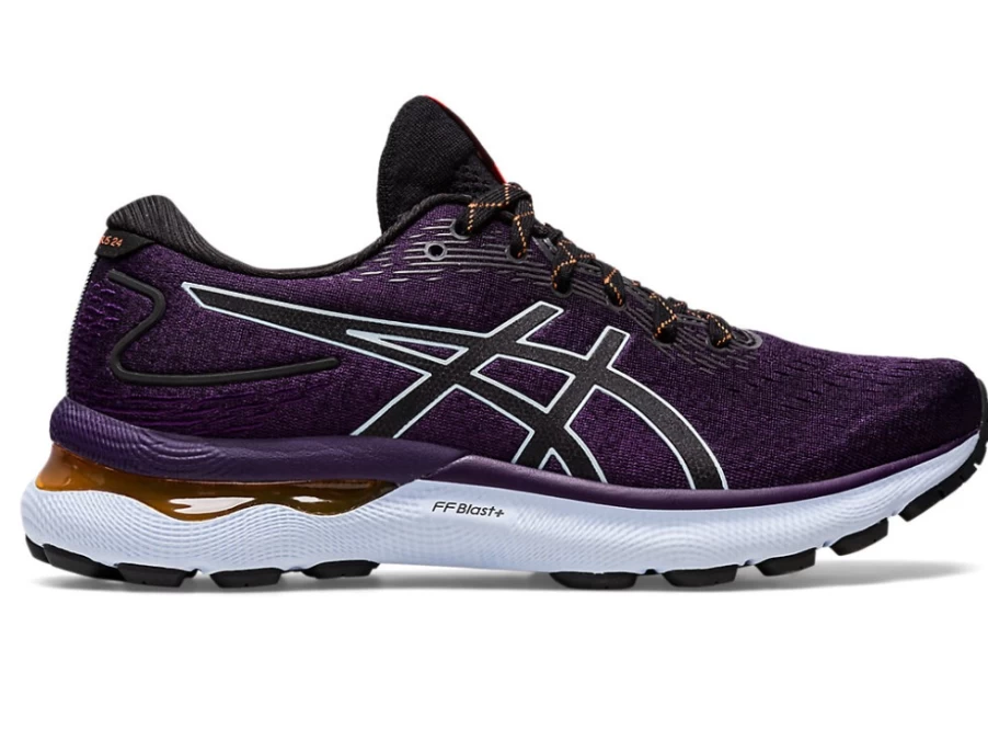 ASICS Women's GEL-NIMBUS 24 TR Running Shoes in Nature Bathing/Night Shade