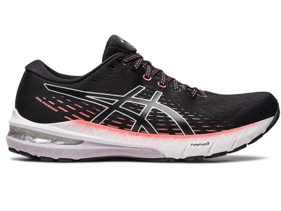 ASICS GEL-PURSUE 8 WIDE Women's Running Shoes - Black/Pure Silver