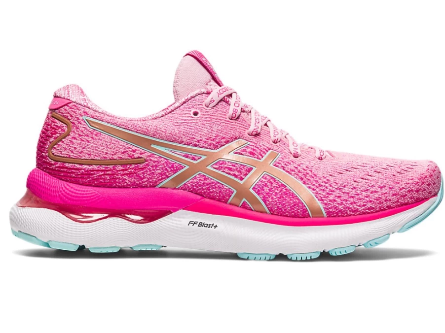 ASICS Women's GEL-NIMBUS 24 LIMITED EDITION Running Shoes - Cotton Candy/Rose Gold