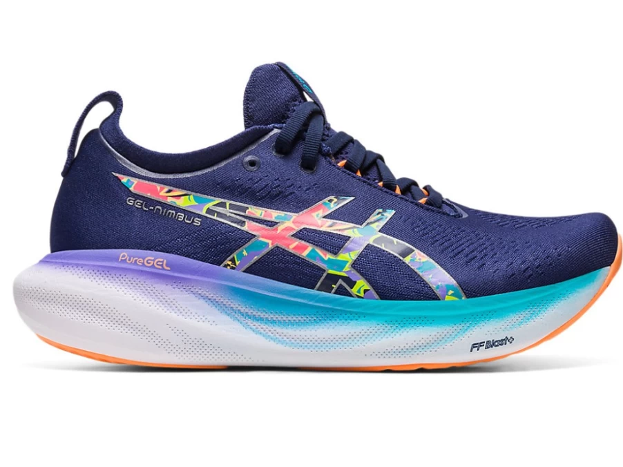 ASICS Women's GEL-NIMBUS 25 Lite-Show Running Shoes - Lime Zest/Lite Show