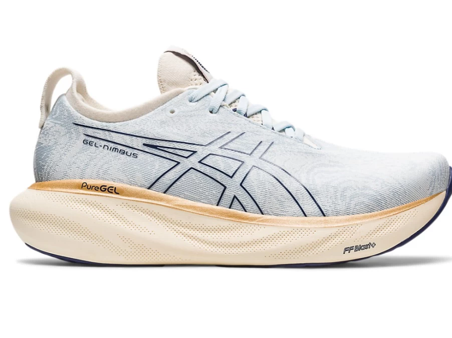 ASICS Women's GEL-NIMBUS 25 Running Shoes - Sky/Cream