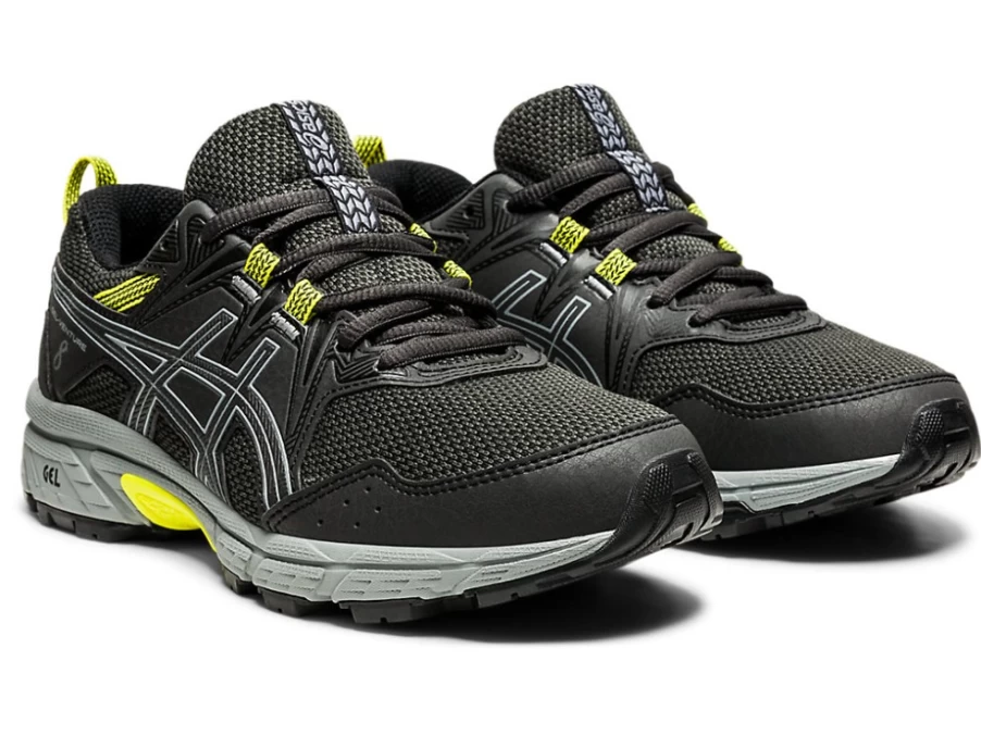 ASICS GEL-Venture 8 Kids' Running Shoes - Graphite Grey Trail Sneakers for School & Outdoor